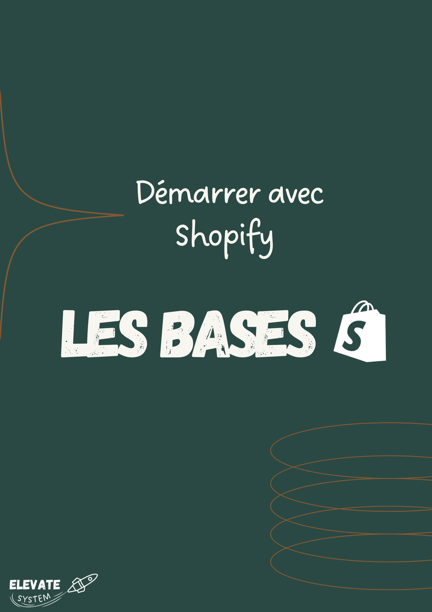 image couverture du ebook Demarrer avec Shopify Les Bases