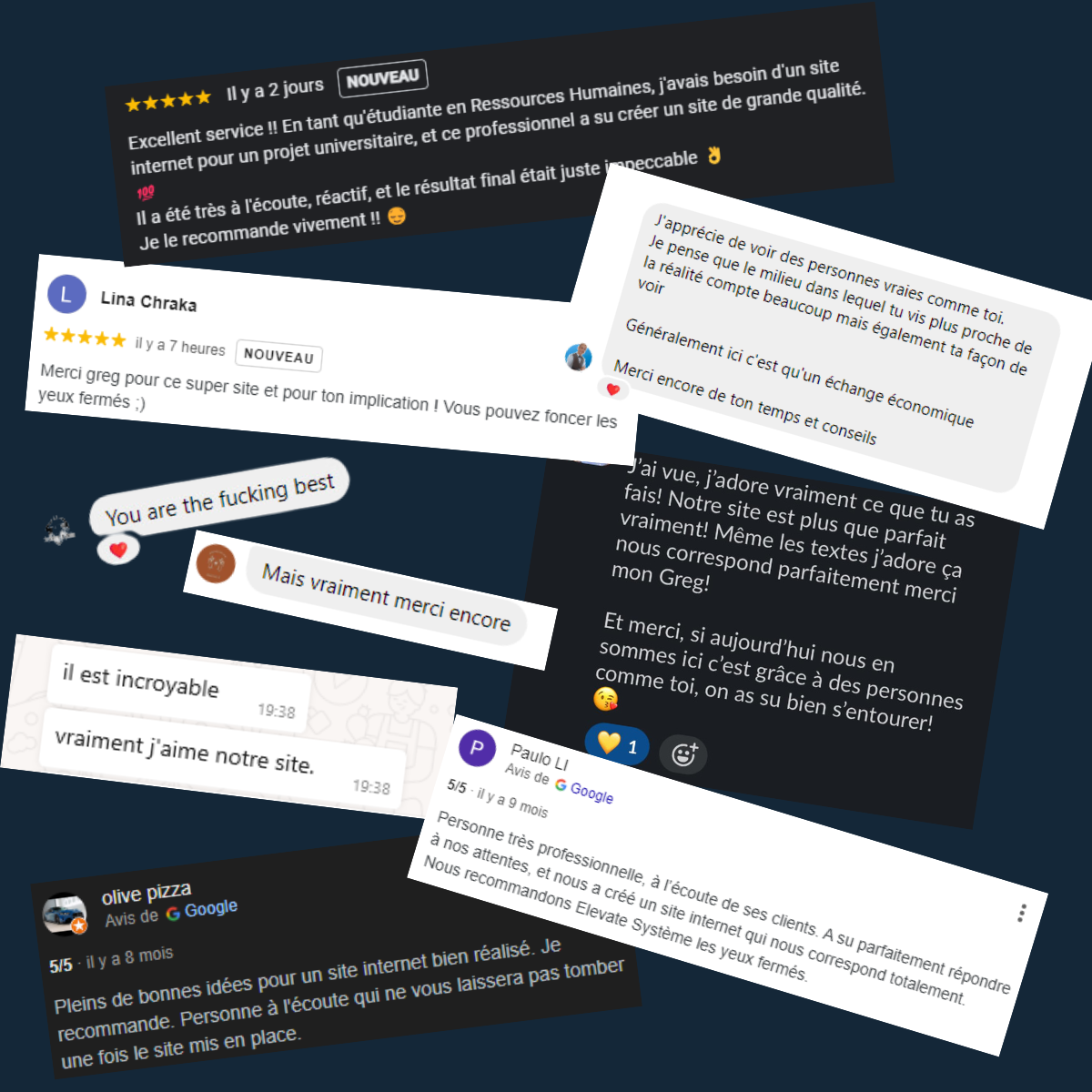 avis de clients positifs PME dans ain et isère